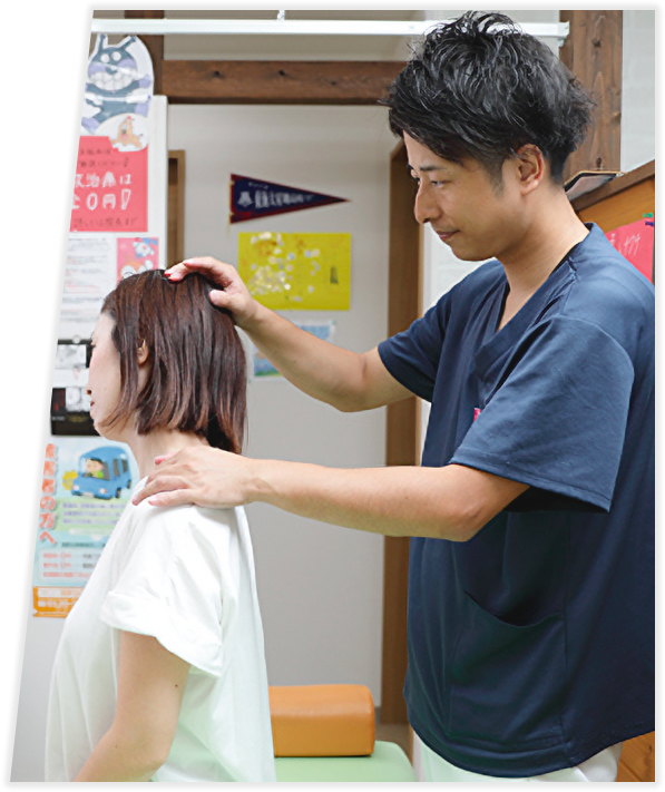柔道整復師もしくは医師しか行えない技術です。